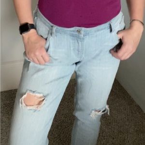 Petite Old Navy Worn Jeans